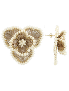 LOTT.gioielli CE SI Flower Earring L - Champagne