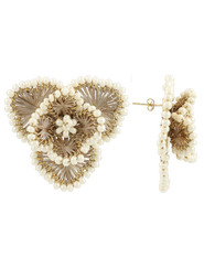 LOTT.gioielli CE SI Flower Earring L - Champagne