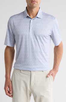 Greg Norman Island Flora Performance Knit Polo