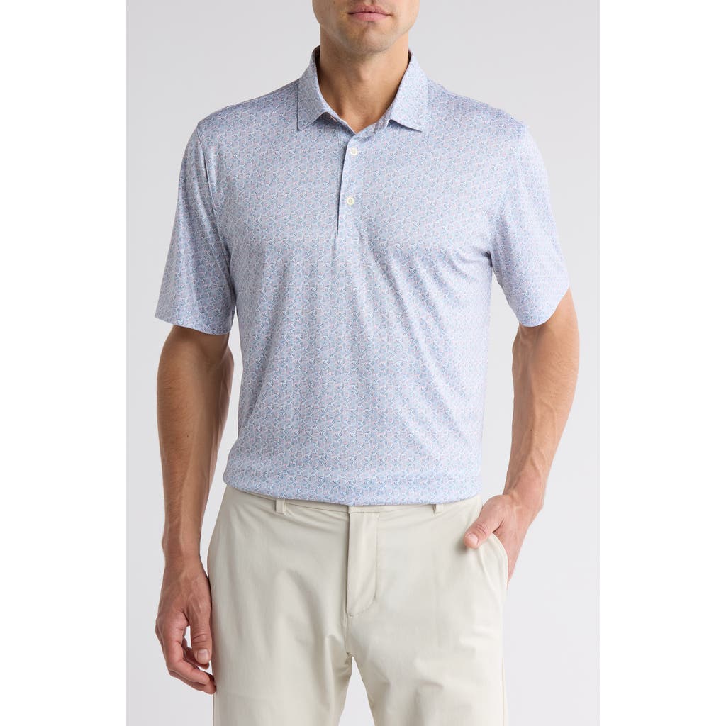 Greg Norman Island Flora Performance Knit Polo