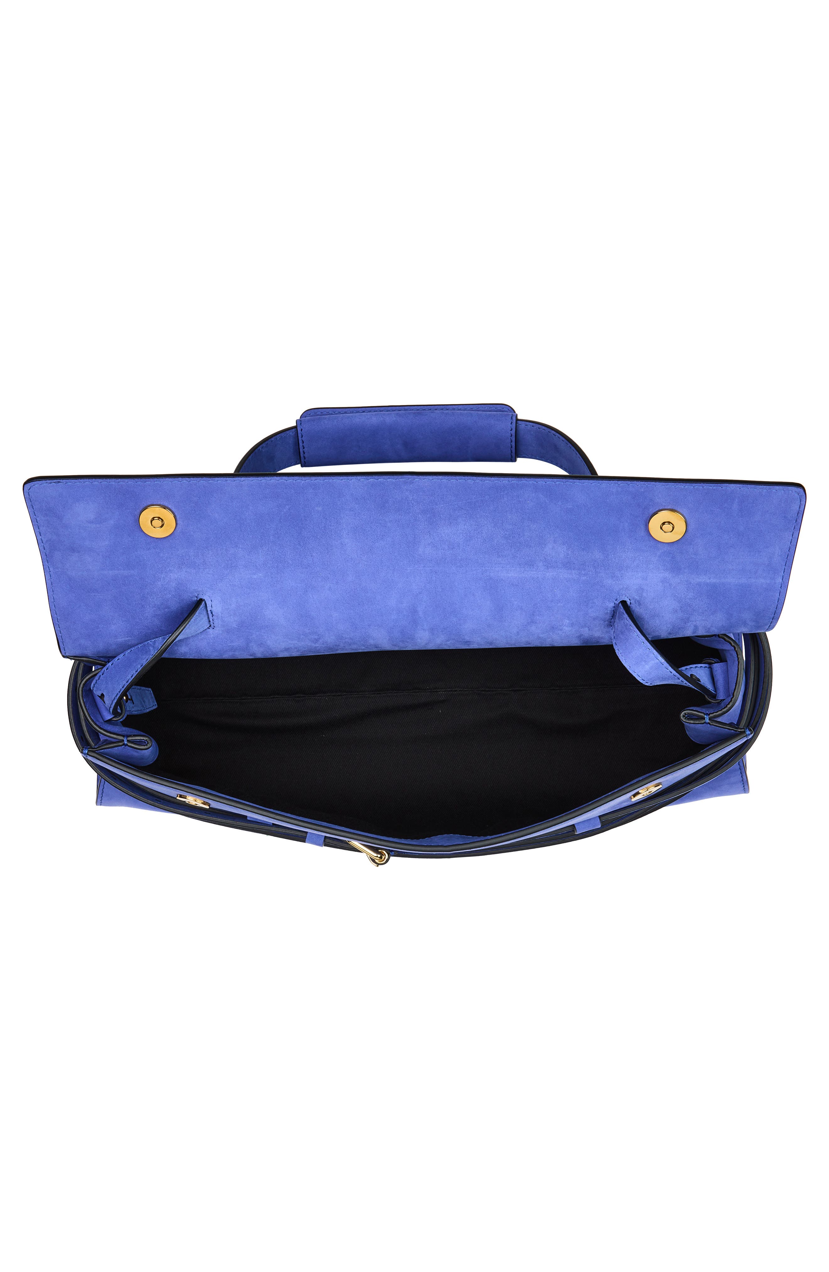 Moschino Tie Me East/West Shoulder Bag, Alternate, color, Klein 713 Oj0