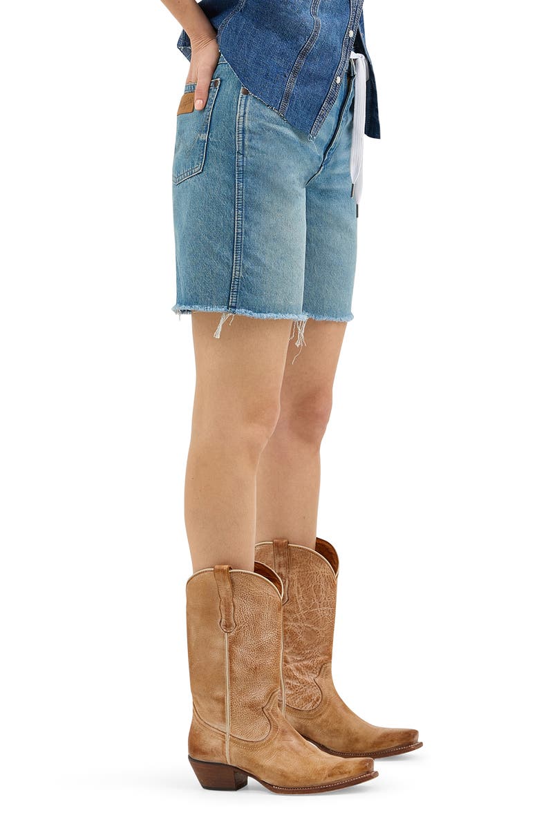 Wrangler Cowboy Cutoff Denim Shorts, Alternate, color, Leaving Town