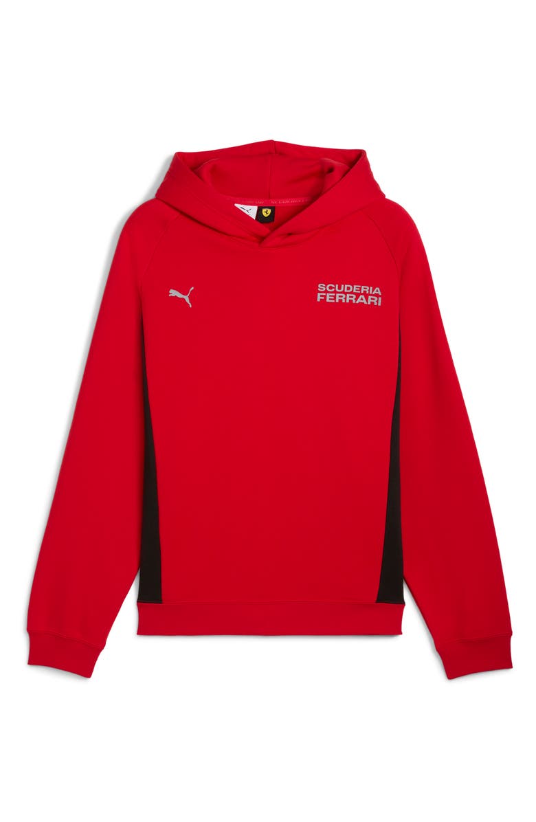 PUMA Scuderia Ferrari Lifestyle Graphic Hoodie, Alternate, color, Rosso Corsa