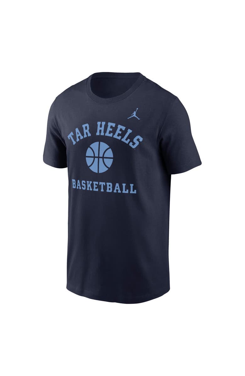 Jordan Brand Men's Jordan Brand Navy North Carolina Tar Heels Basketball Icon T-Shirt, Alternate, color, 
