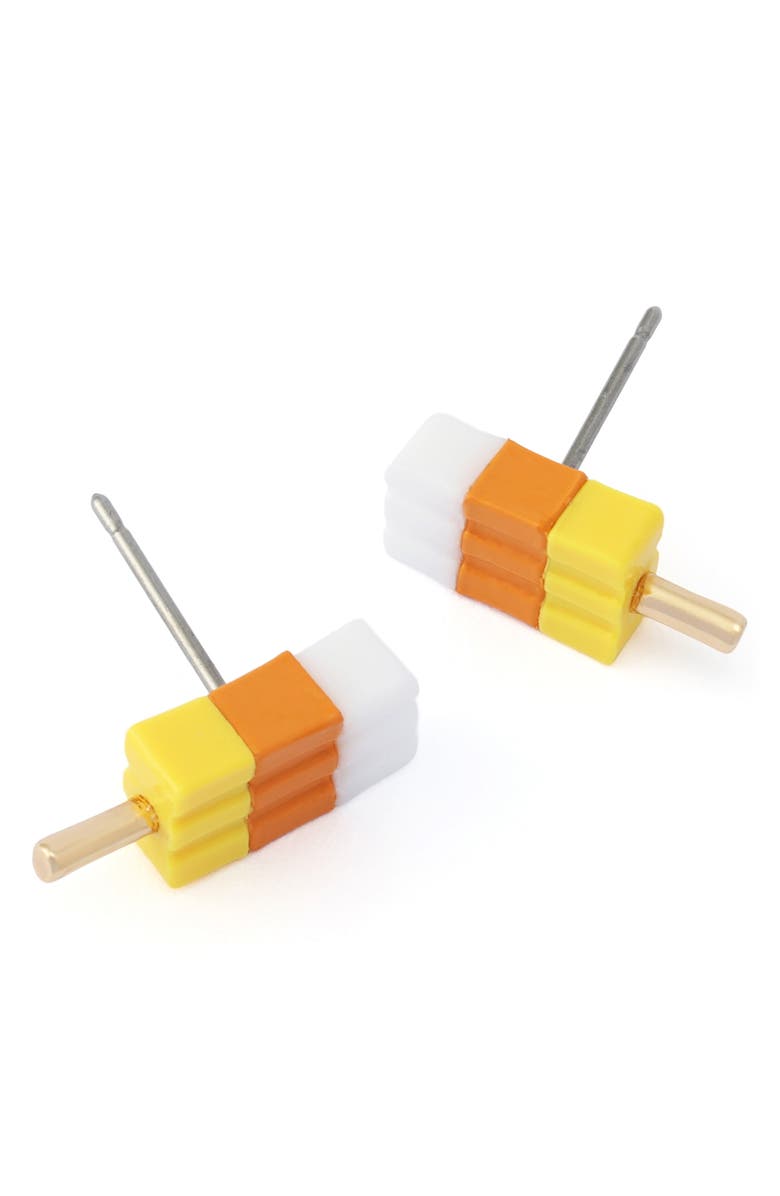 Betsey Johnson Popsicle Stud Earrings, Alternate, color,