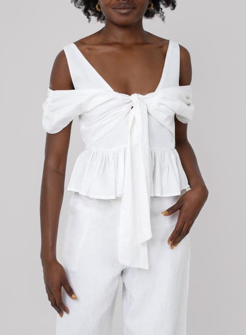 Usha Poplin Peplum Top