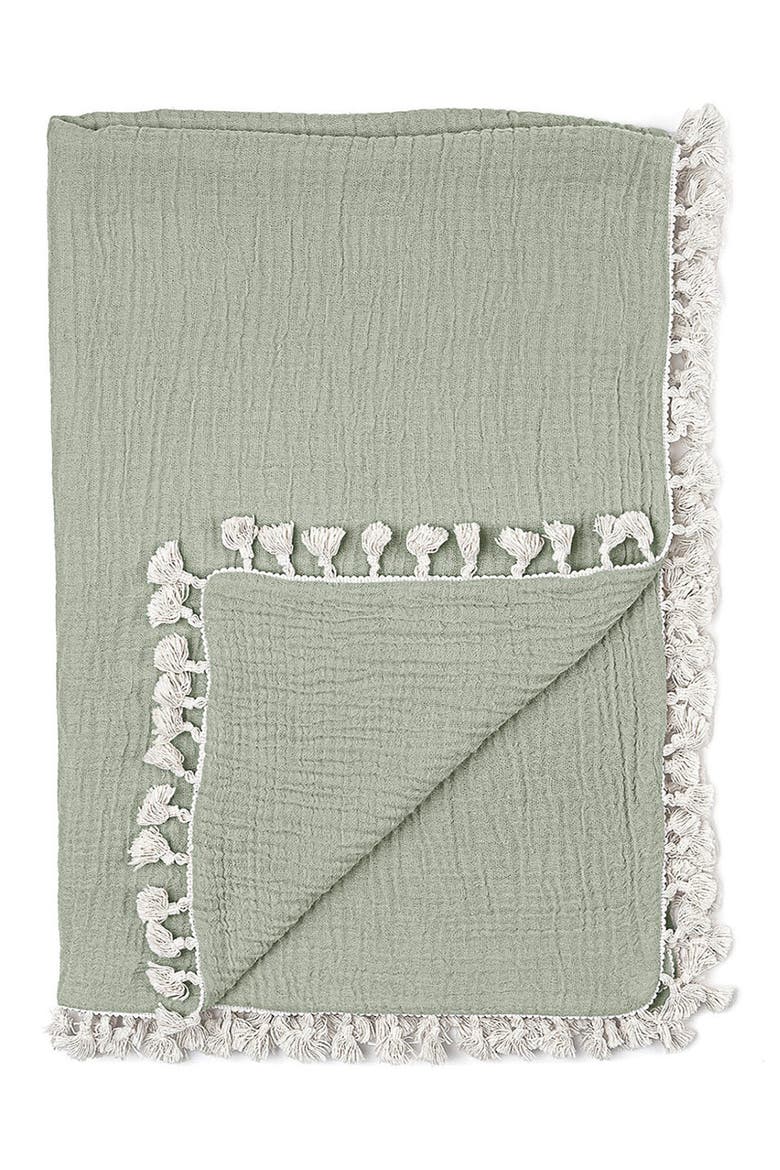 Muslin Blanket, Main, color, FERN