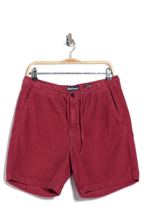 Washed Corduroy Relaxed Shorts