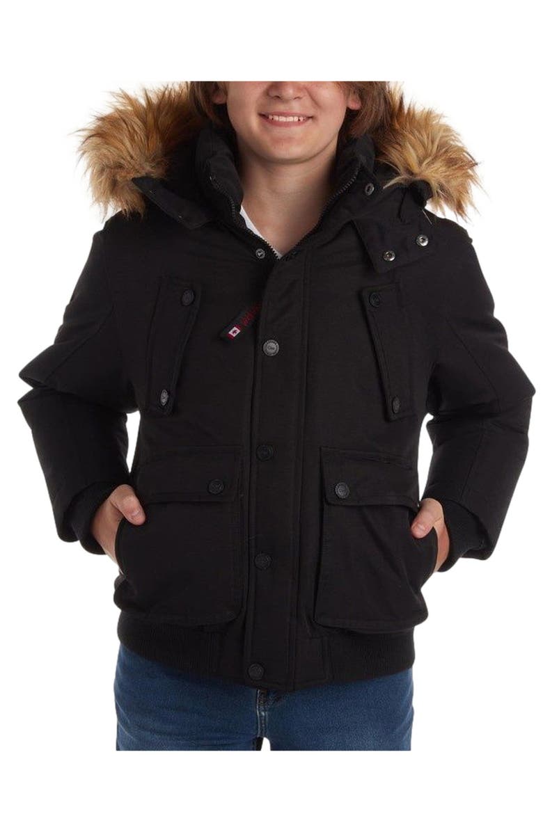 CANADA WEATHER GEAR Boys' Winter Bomber Jacket, Alternate, color,