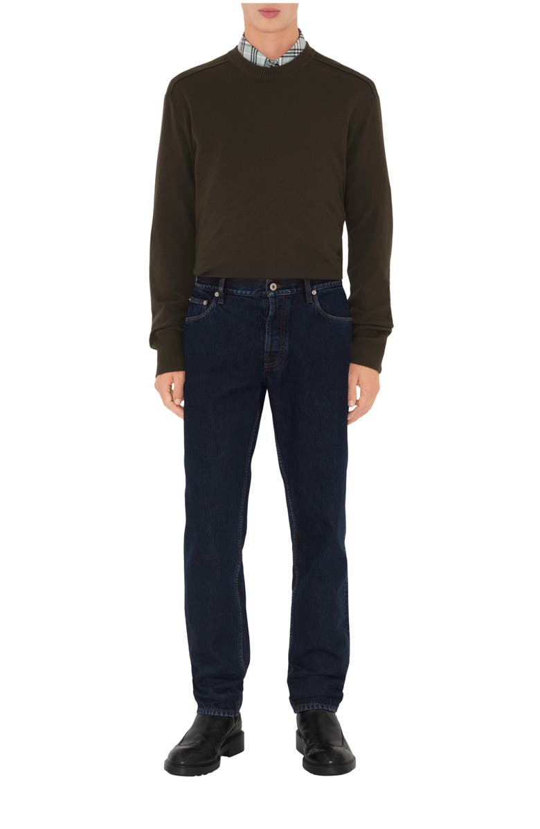 Burberry Slim Fit Jeans, Main, color, Indigo Blue