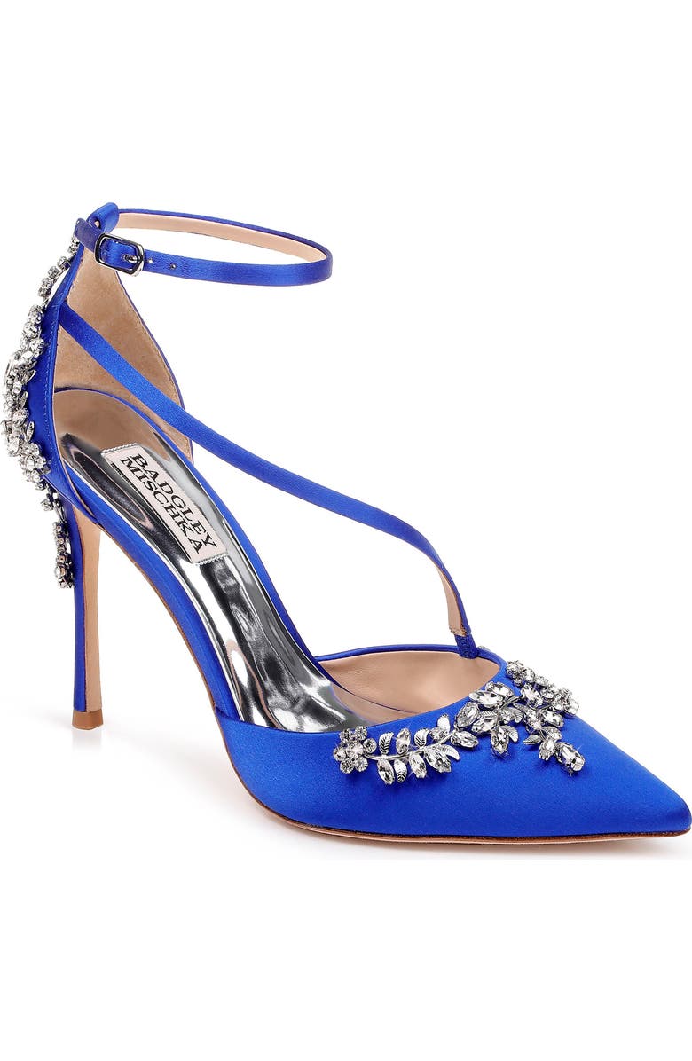 Badgley Mischka Collection Badgley Mischka Faith Ankle Strap Pump, Main, color,