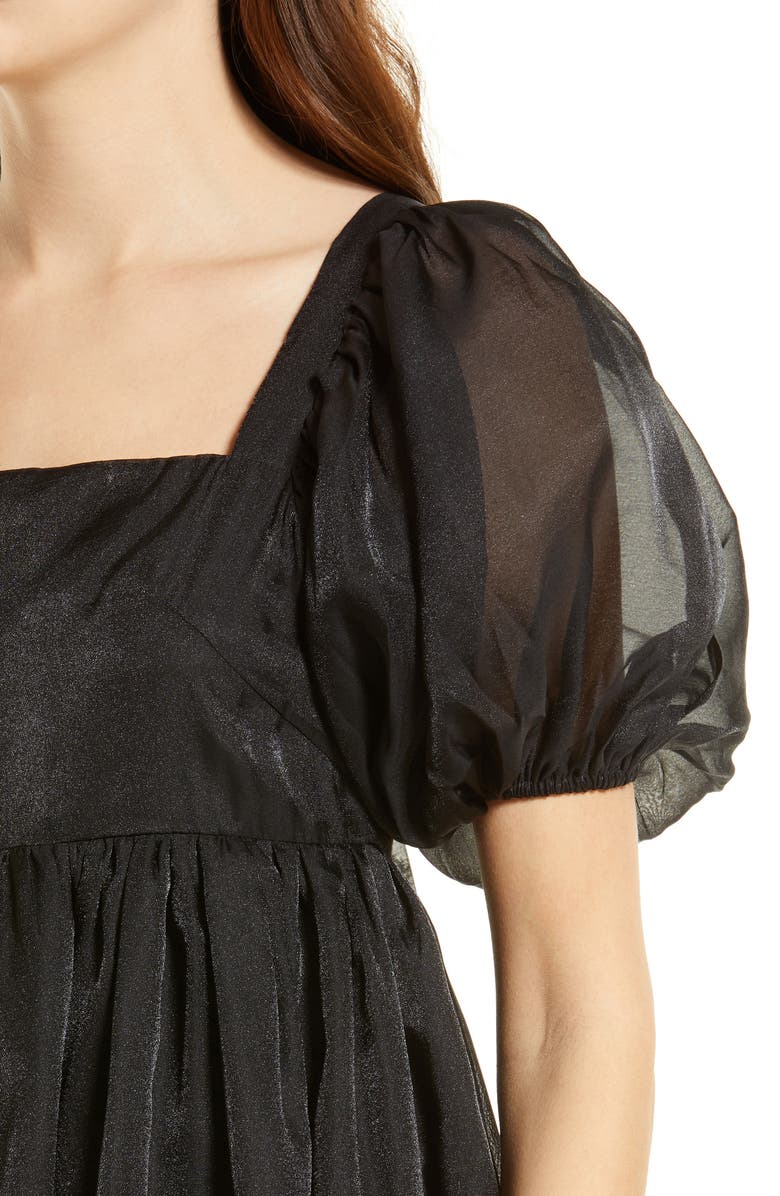 Amy Lynn Puff Sleeve Minidress, Alternate, color, 