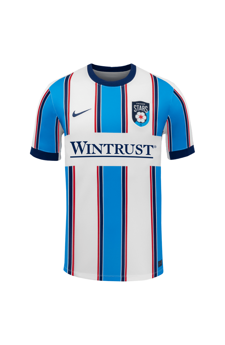 Nike Men's Nike White Chicago Stars FC 2026 Primary Stadium Replica Jersey, Alternate, color, White