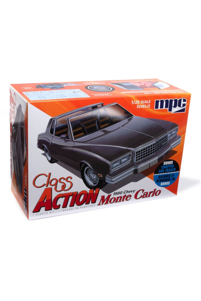1980 Chevy Monte Carlo Class Action 2T 1 to 25 Scale Model Kit, Main, color, Multicolored