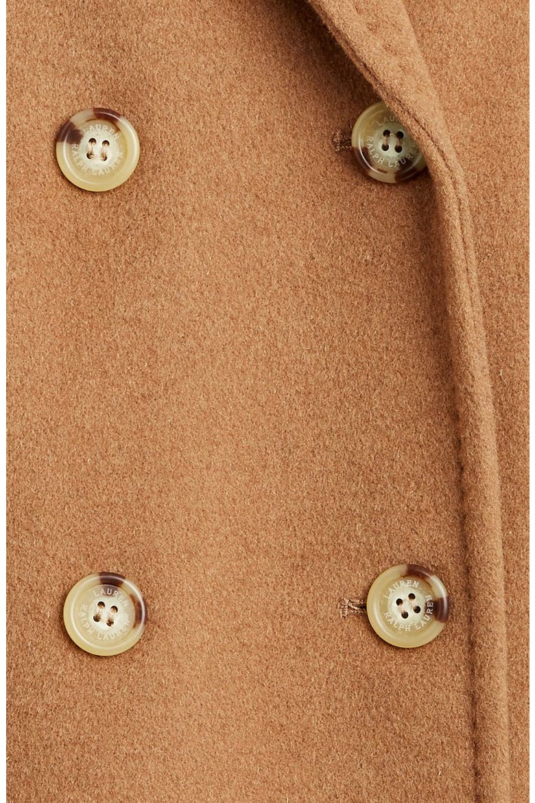 Double Breasted Reefer Coat, Alternate, color, NEW VICUNA