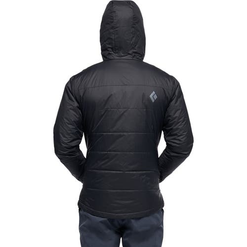 Black Diamond Solution Hooded Jacket In Black