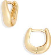 NORDSTROM RACK Demi Fine Molten Huggie Hoop Earrings
