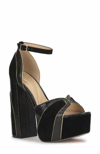 Avele Ankle Strap Block Heel Platform Sandal