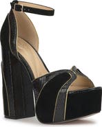Jessica Simpson Avele Ankle Strap Block Heel Platform Sandal