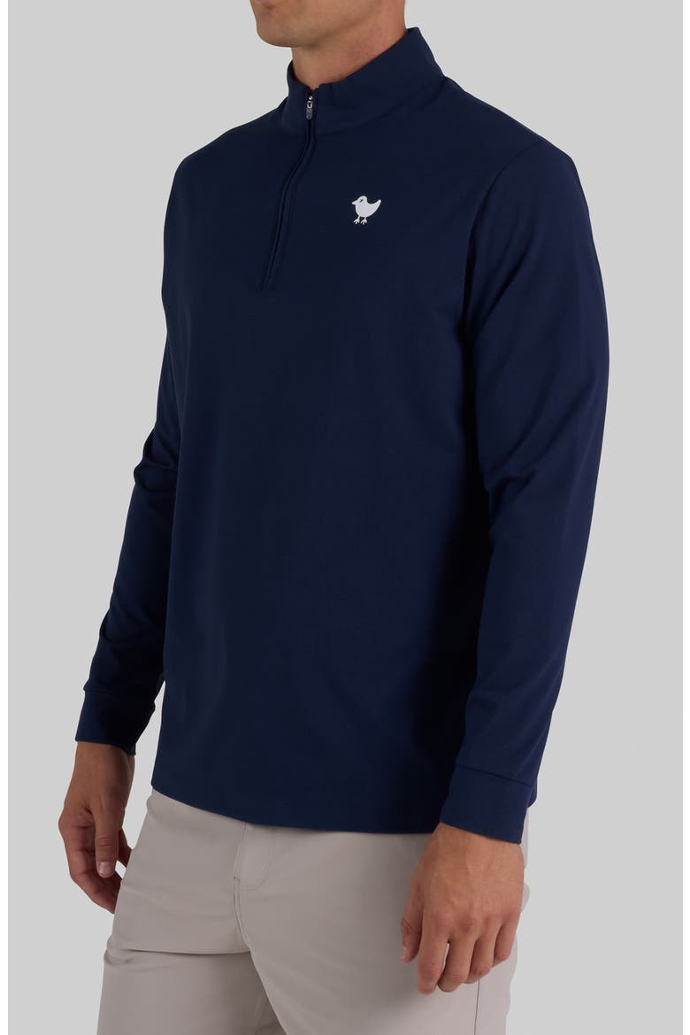 Velocity Performance Quarter Zip Pullover, Alternate, color, DARK NAVY