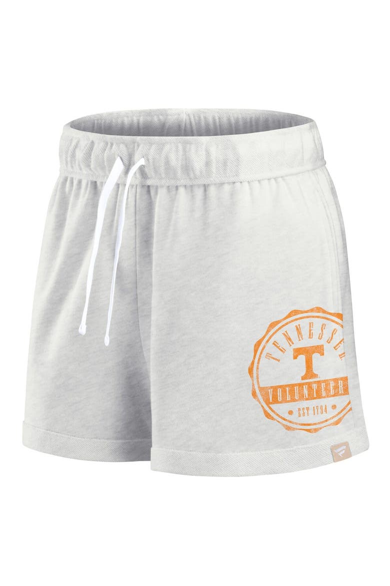 Women's Fanatics Branded Oatmeal Tennessee Volunteers Win Badge Shorts, Alternate, color, Oatmeal