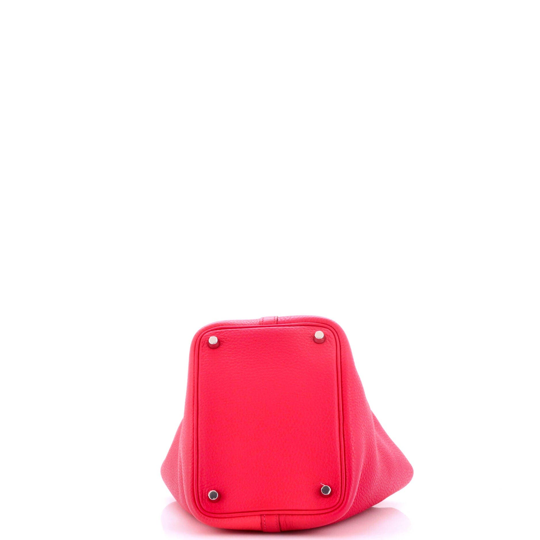 Picotin Lock Bag Tricolor Clemence PM, Alternate, color, Pink
