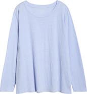 Eileen Fisher Long Sleeve Linen Top
