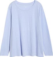 Eileen Fisher Long Sleeve Linen Top
