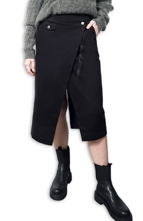 Essential Utility Wrap Skirt