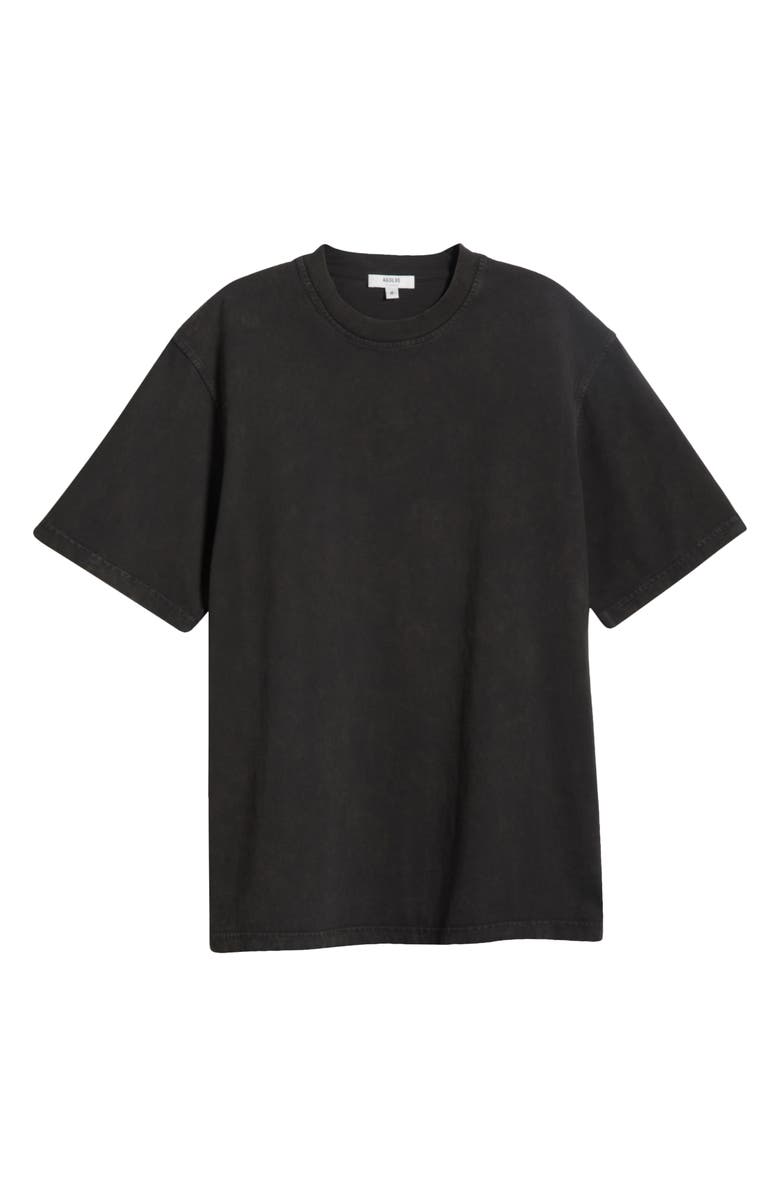 AGOLDE Asha Oversize Mock Neck T-Shirt, Alternate, color, Fracture