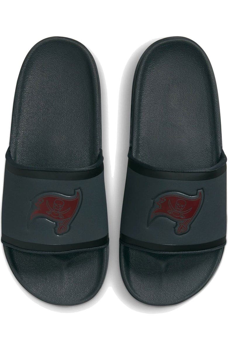 Nike Tampa Bay Buccaneers Off-Court Wordmark Slide Sandals, Main, color,