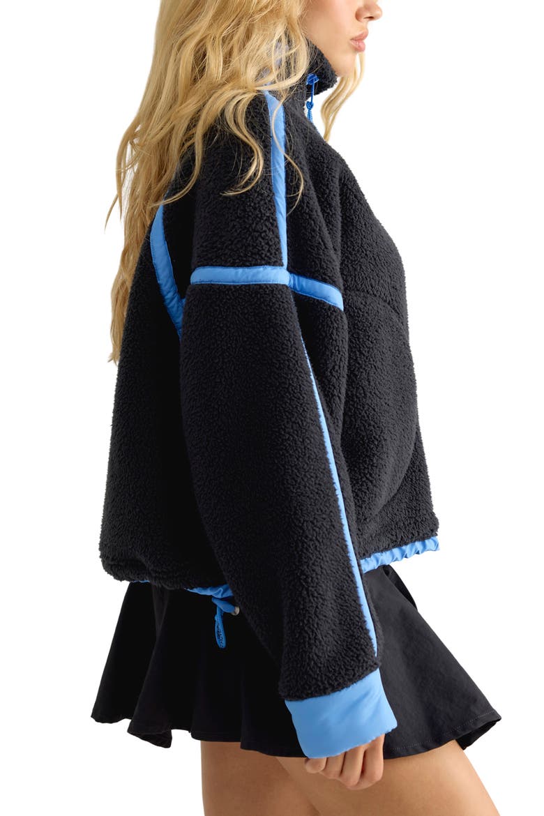 Mountain High Fleece Jacket, Alternate, color, BLACK COMBO