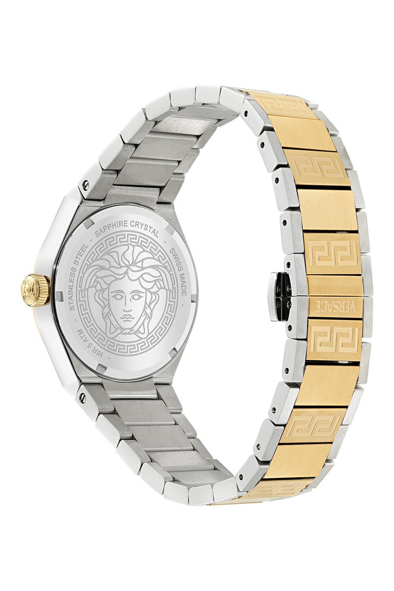 V-Auria Two-Tone Bracelet Watch, 35mm, Alternate, color, GOLD TWO TONE