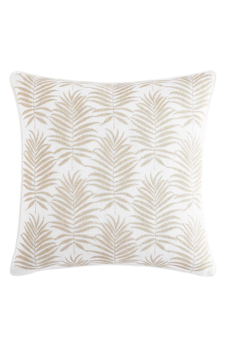 Tommy Bahama Island Estate Field of Fronds Accent Pillow, Main, color, Beige