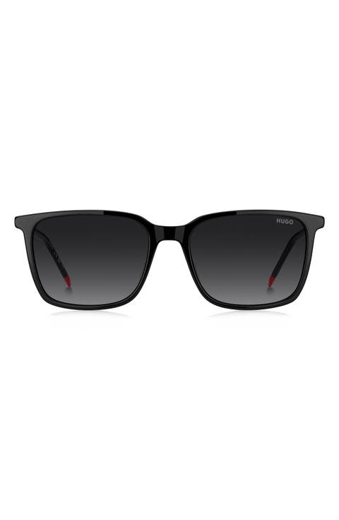 HG 1423/G/S 56mm Gradient Rectangular Sunglasses