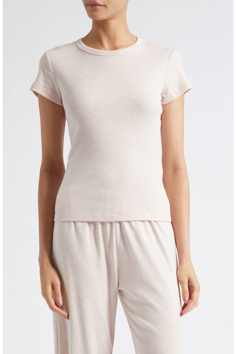 Nando Slim Fit Cotton T-Shirt, Main, color, PETAL MELANGE