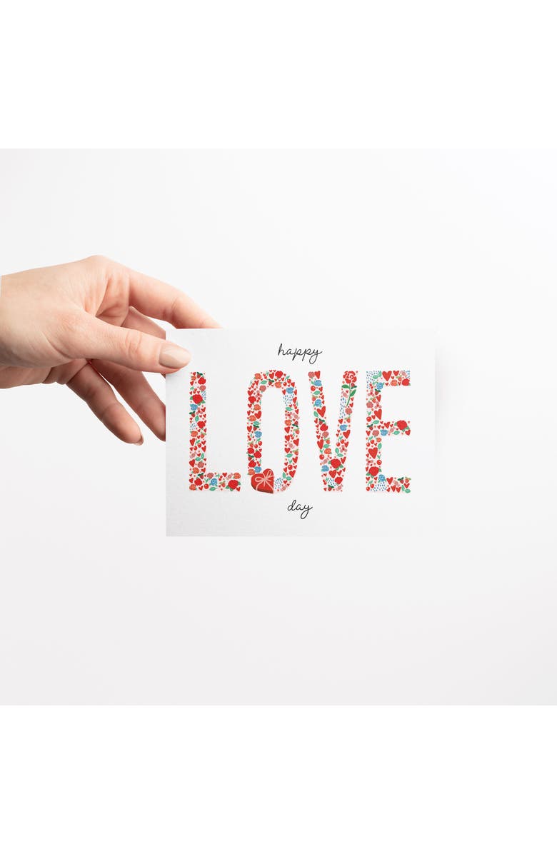 Ramus & Co Love/Valentine's Assorted Greeting Card Pack (3ct) "Piggies, Mushroom, Love Day", Alternate, color, Multi-Pack