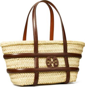 Ella Small Straw Basket Tote