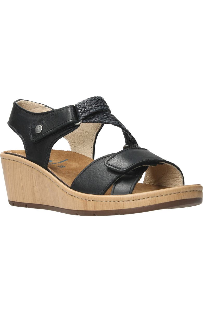Wolky La Jolla Ankle Strap Platform Wedge Sandal, Main, color,