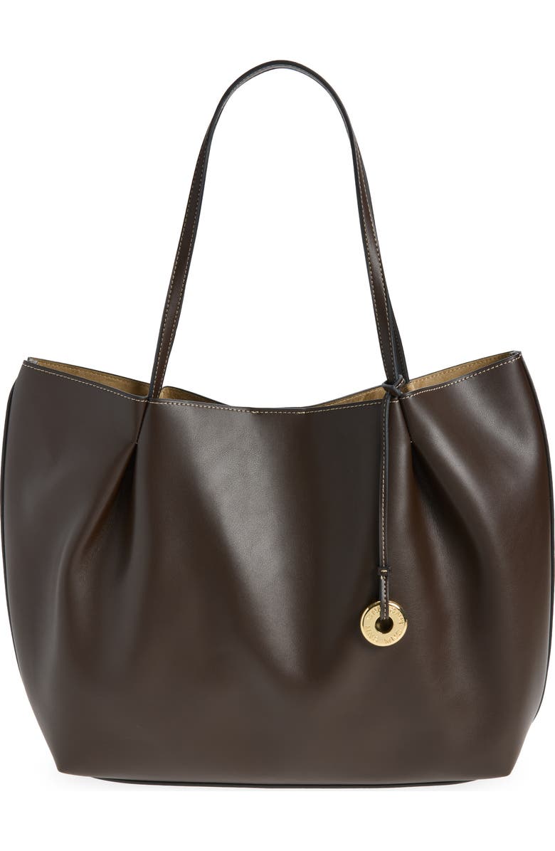MANGO Isabel Faux Leather Tote, Main, color,