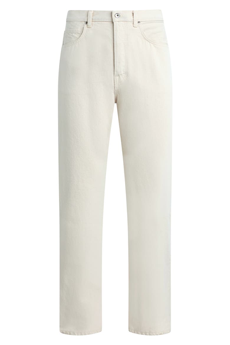 The Relaxed Straight Leg Jeans, Alternate, color, ECRU