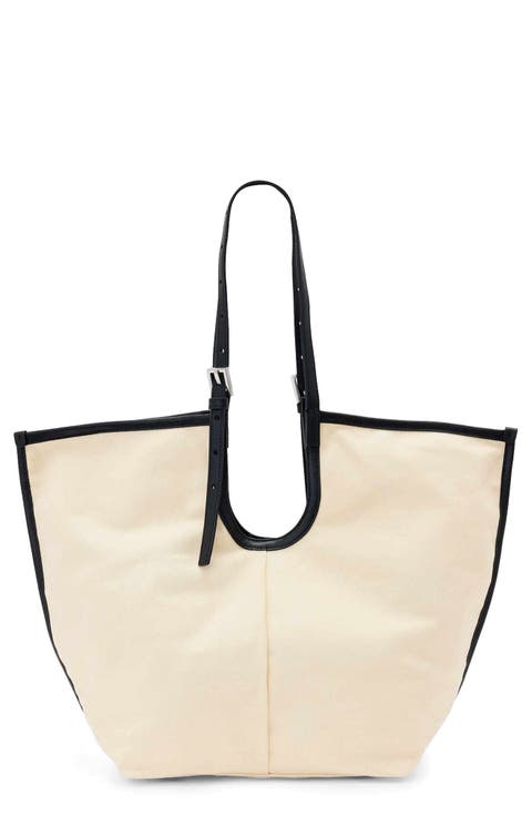 Ara East/West Canvas Tote