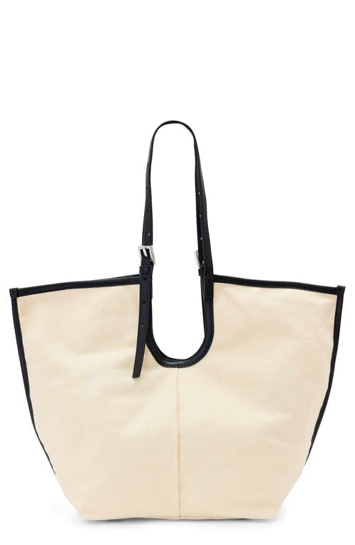 AllSaints Ara East/West Canvas Tote in Unbleached White at Nordstrom