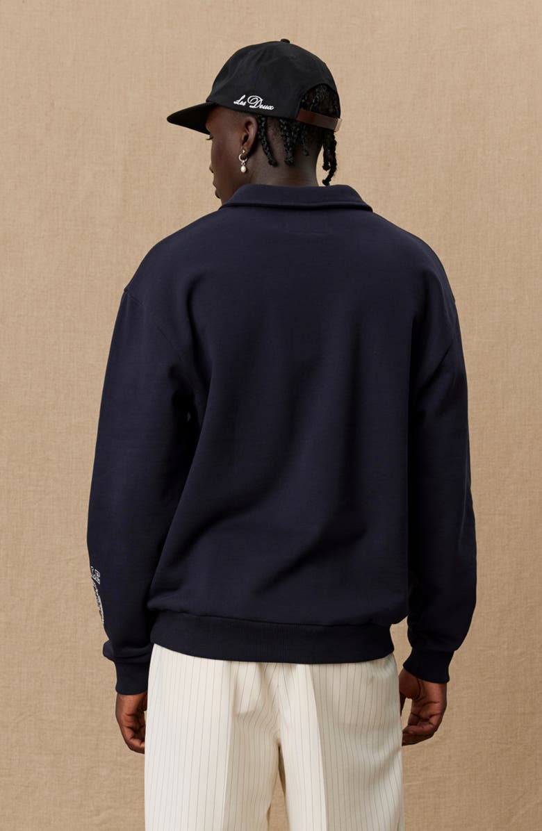 Les Deux Yale Logo Graphic Sweatshirt, Alternate, color, 