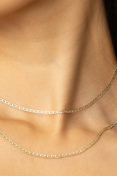 Oradina 14k Gold Mystic Mariner Pavé Necklace In Yellow Gold