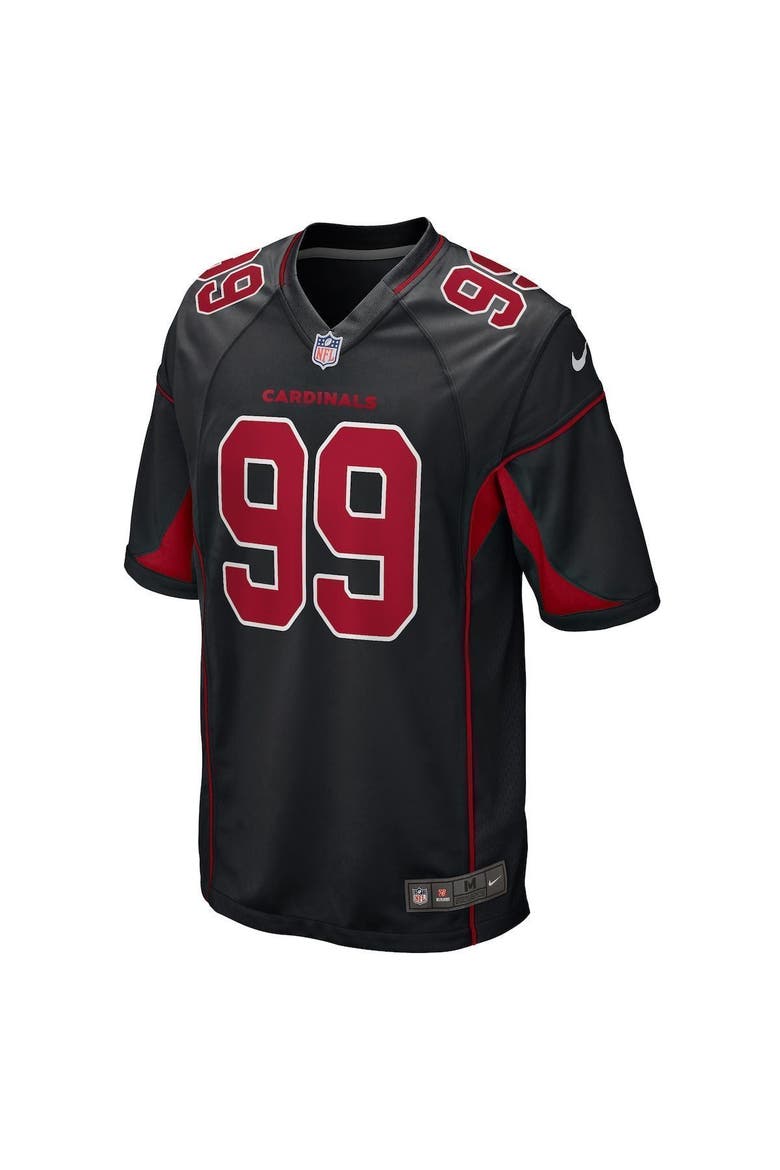 Men's Nike J.J. Watt Black Arizona Cardinals 2nd Alternate Game Jersey, Alternate, color, BLACK