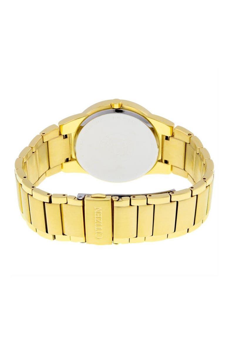 Men's Standard Stainless Steel Eco-Drive Watch, 40mm, Alternate, color, GOLD