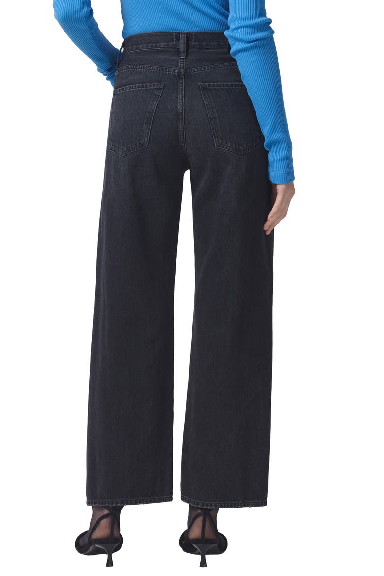 Annina High Waist Wide Leg Organic Cotton Jeans, Main, color, PROPHECY