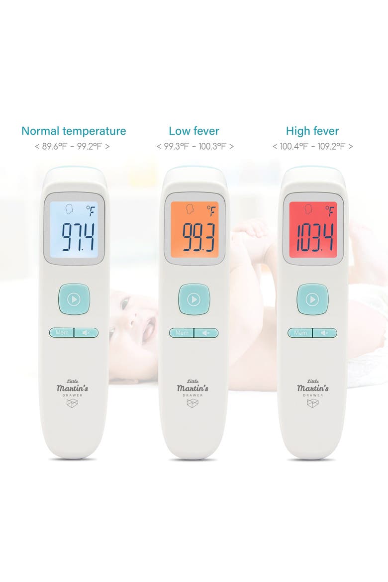 Noncontact Forehead Infrared Thermometer, Alternate, color, Multicolored