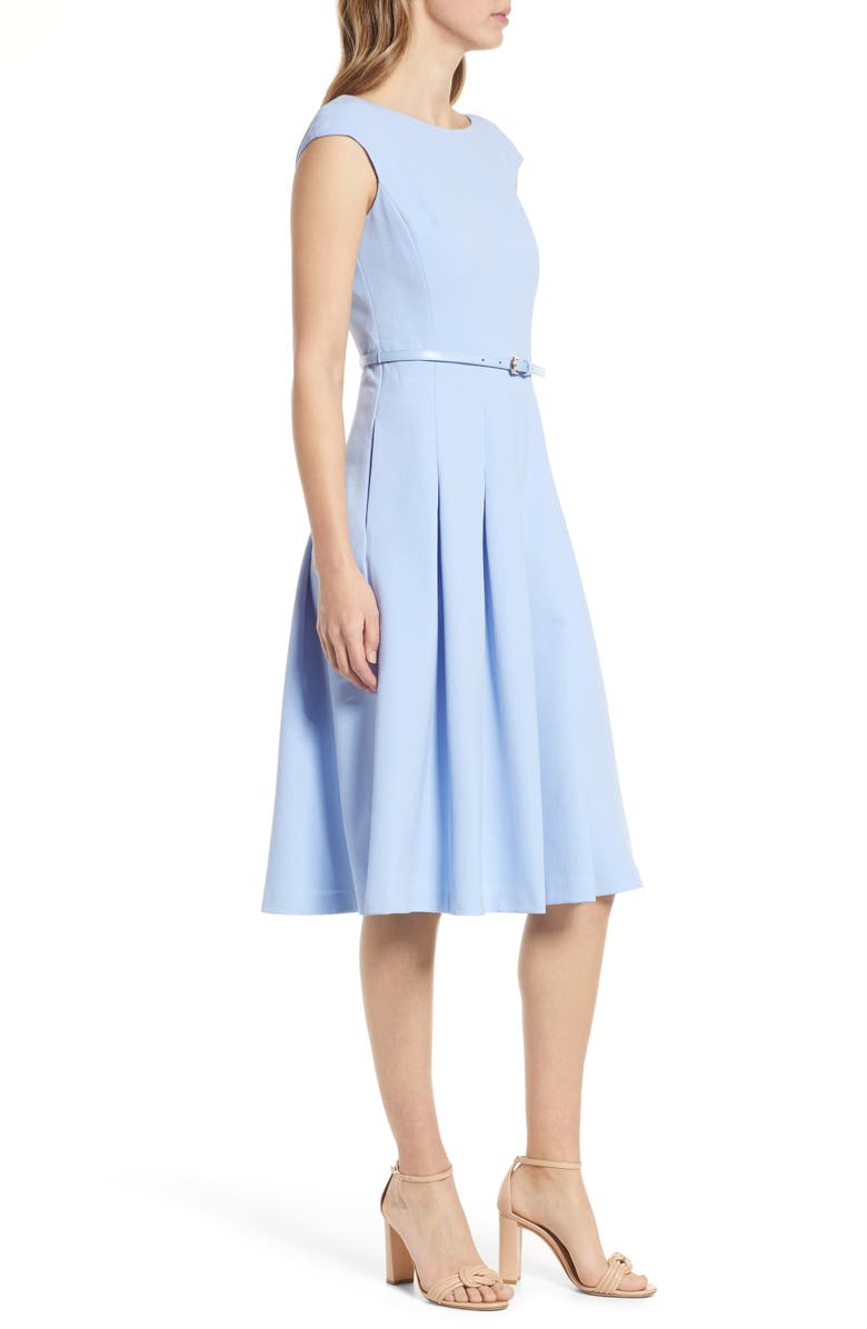 Harper Rose Bateau Neck Belted Dress, Alternate, color, 